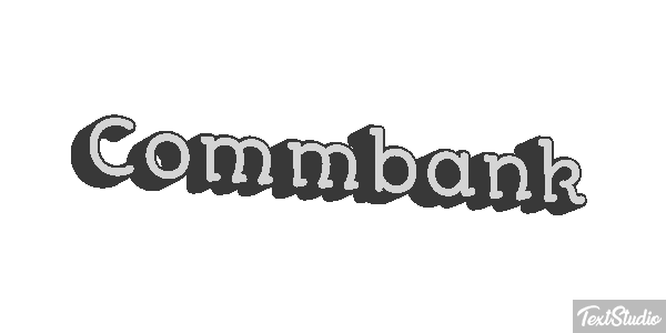 Commbank Efecto de texto