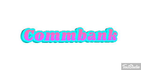 Commbank Efecto de texto