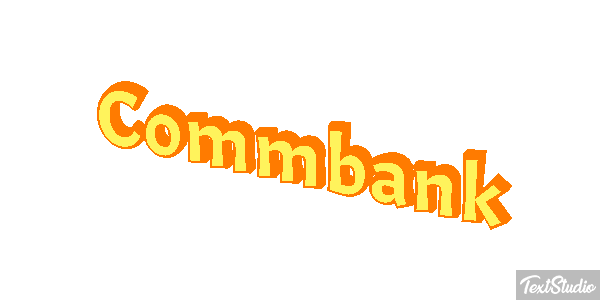 Commbank Efecto de texto