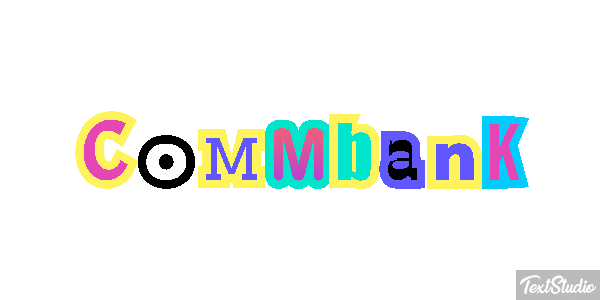 Commbank Efecto de texto