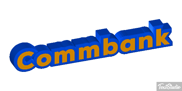 Commbank Efecto de texto