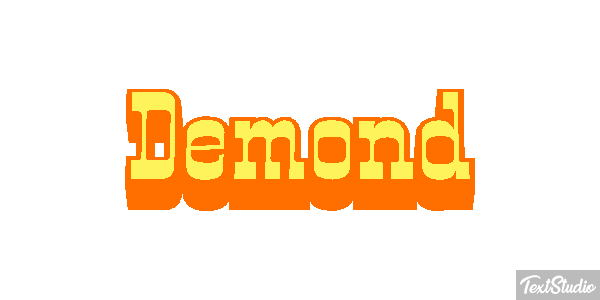 Demond Effet de texte