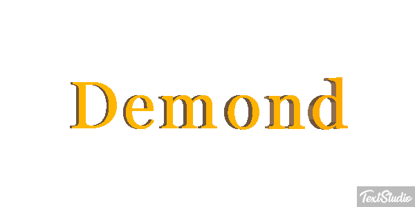 Demond Effet de texte