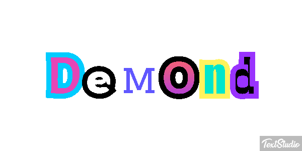 Demond Effet de texte