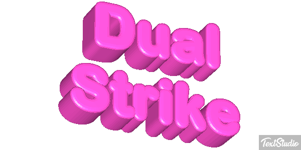 Dual Strike Efecto de texto