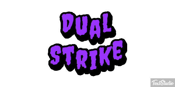 Dual Strike Efecto de texto