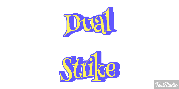 Dual Strike Efecto de texto