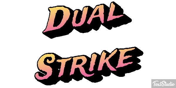 Dual Strike Efecto de texto