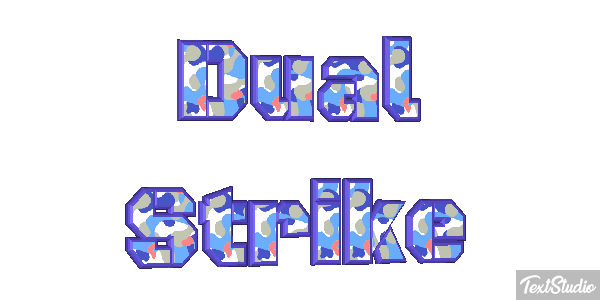 Dual Strike Efecto de texto