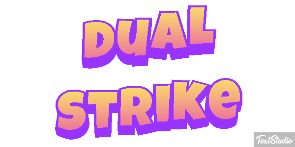 Dual Strike Efecto de texto