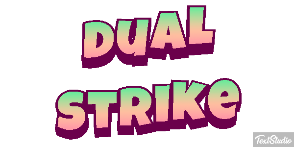 Dual Strike Efecto de texto