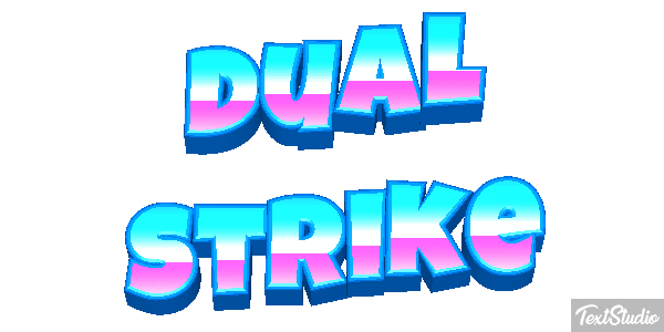 Dual Strike Efecto de texto
