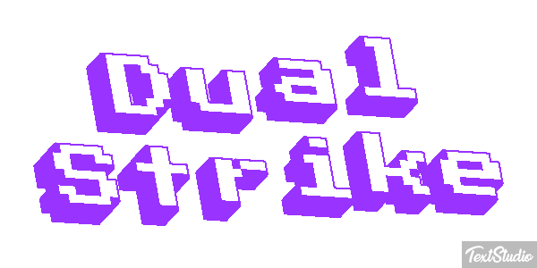 Dual Strike Efecto de texto