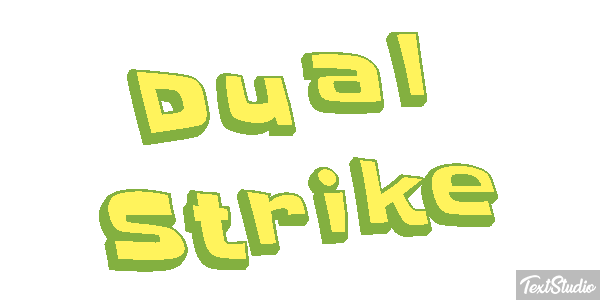 Dual Strike Efecto de texto