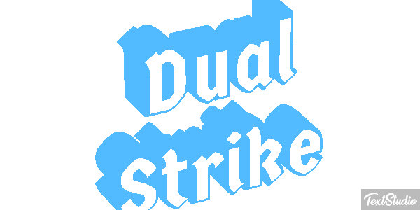 Dual Strike Efecto de texto