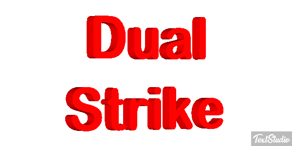 Dual Strike Efecto de texto
