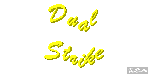 Dual Strike Efecto de texto