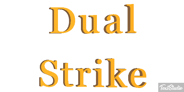 Dual Strike Efecto de texto