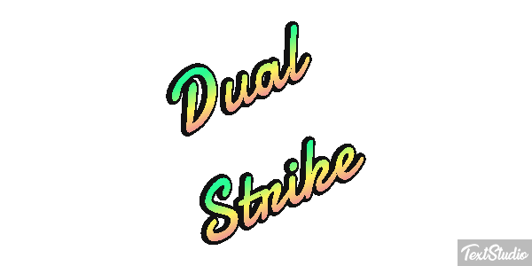 Dual Strike Efecto de texto