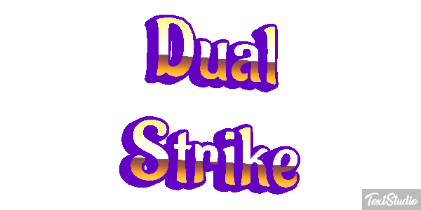 Dual Strike Efecto de texto