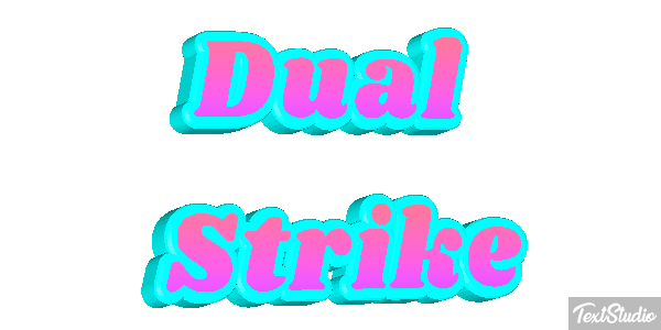 Dual Strike Efecto de texto