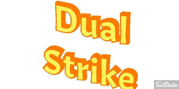 Dual Strike Efecto de texto