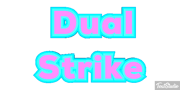 Dual Strike Efecto de texto