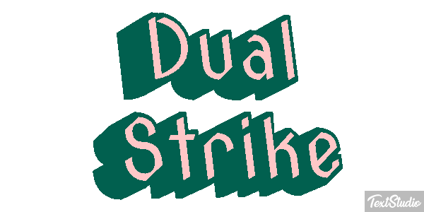 Dual Strike Efecto de texto