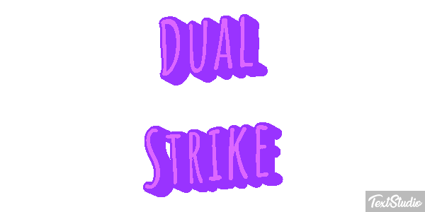 Dual Strike Efecto de texto