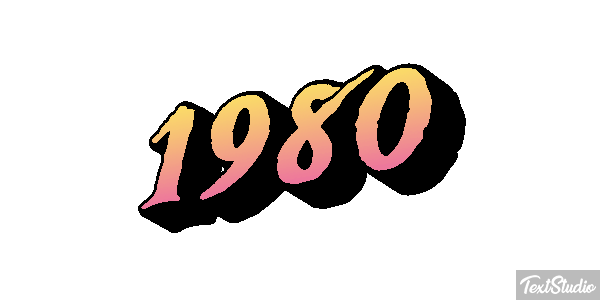 1980 Effet de texte