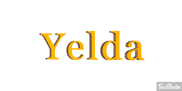 Yelda Texteffekt