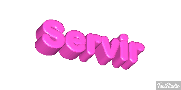 Servir Efeito do texto