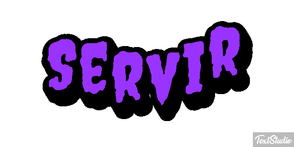 Servir Efeito do texto
