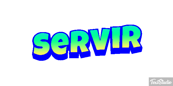 Servir Efeito do texto