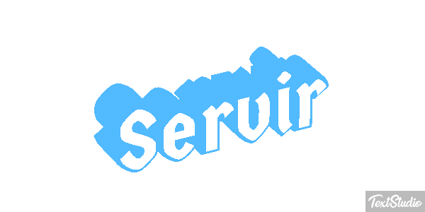 Servir Efeito do texto