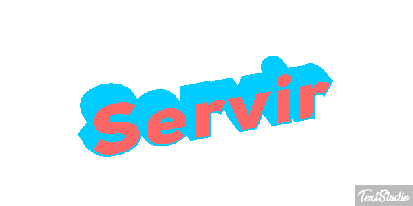 Servir Efeito do texto