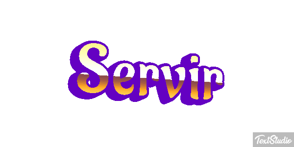 Servir Efeito do texto