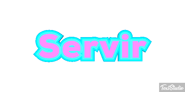 Servir Efeito do texto