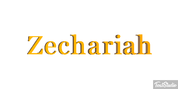 Zechariah Effet de texte