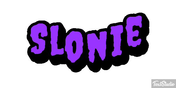 Słonie Effetto testo