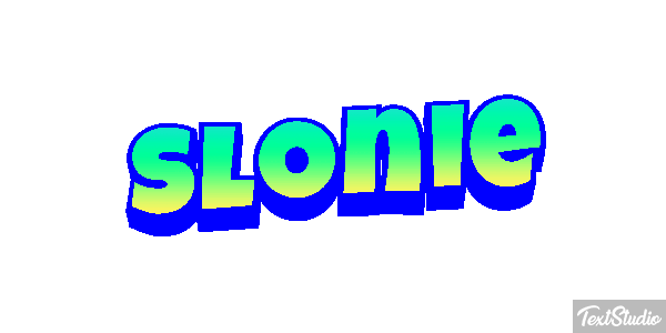 Słonie Effetto testo