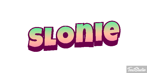 Słonie Effetto testo