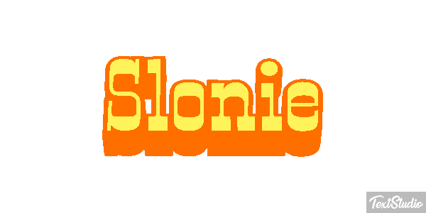 Słonie Effetto testo