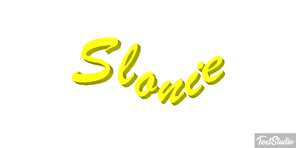 Słonie Effetto testo