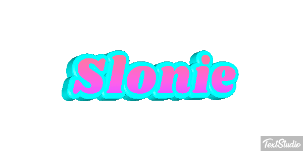 Słonie Effetto testo