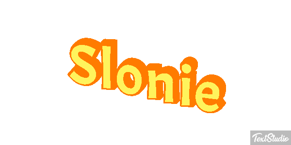 Słonie Effetto testo