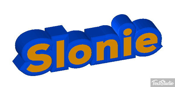 Słonie Effetto testo