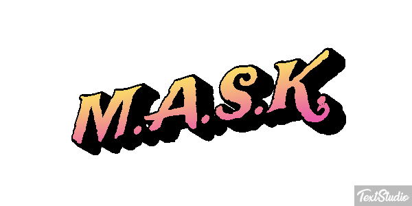 M.A.S.K. Effetto testo