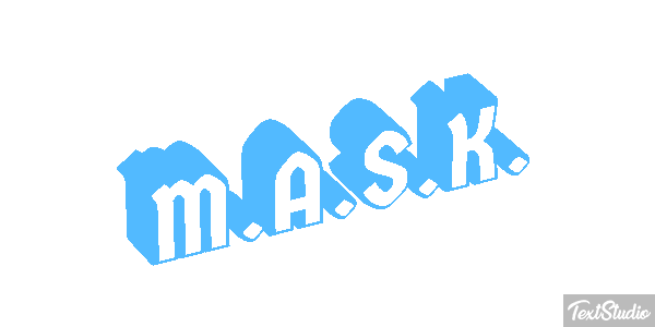 M.A.S.K. Effetto testo