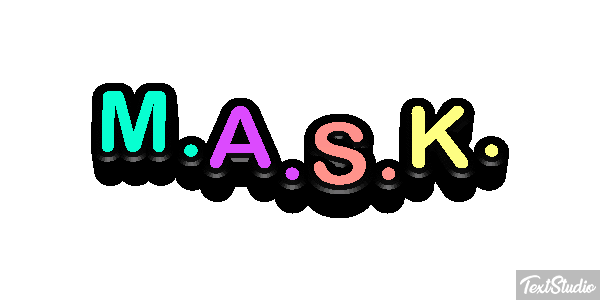 M.A.S.K. Effetto testo